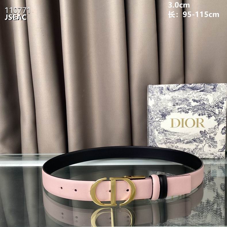 Dior Belt 30mmX95-115cm 8L08